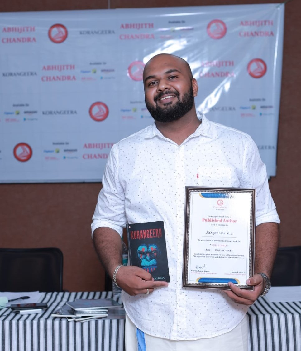 Abhijith Chandra - author of Korangeera and Littpin