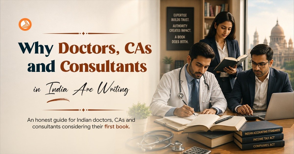 Why Doctors, CAs and Consultants in India Are Writing Books image