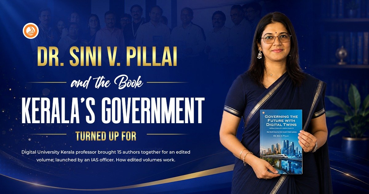 Dr. Sini V. Pillai and the Book Kerala's Government Turned Up For image