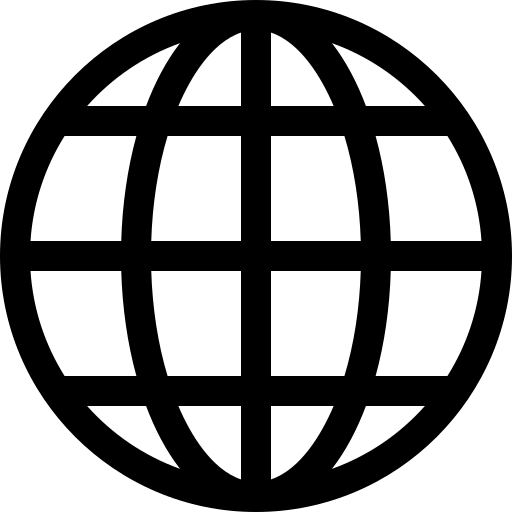 Worldwide distribution icon